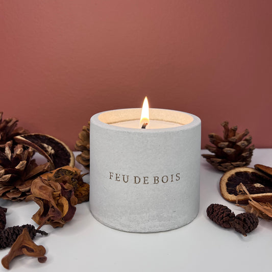 Bougie Feu de bois