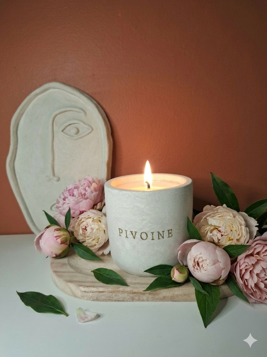 Bougie Pivoine