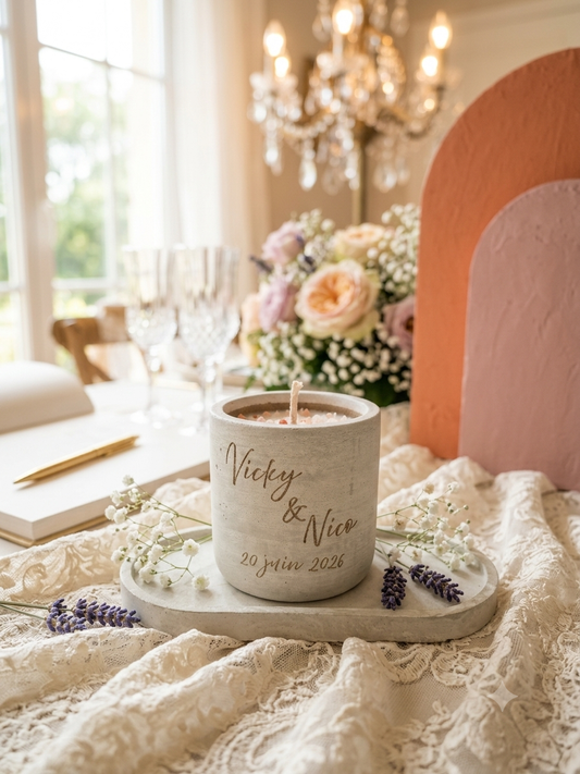 Bougie spéciale Mariage
